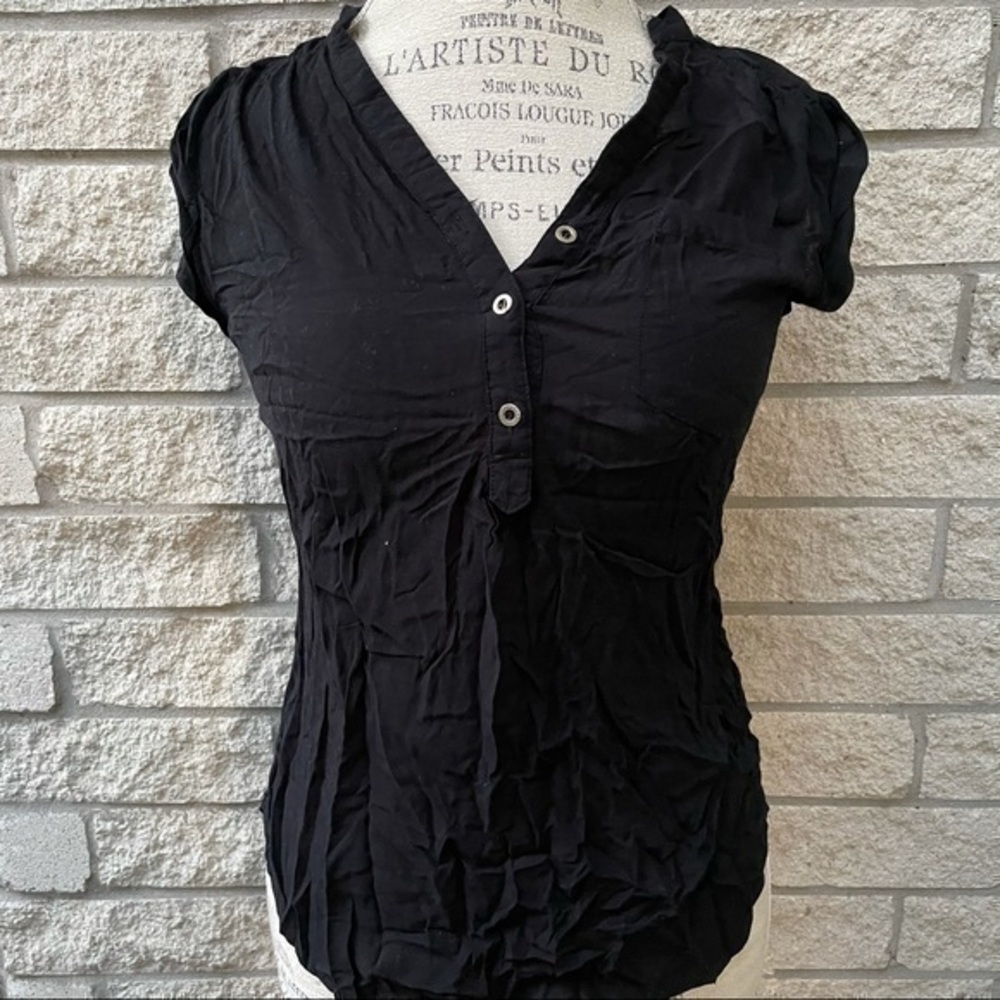 Comfortable Casual Black Top   PB3